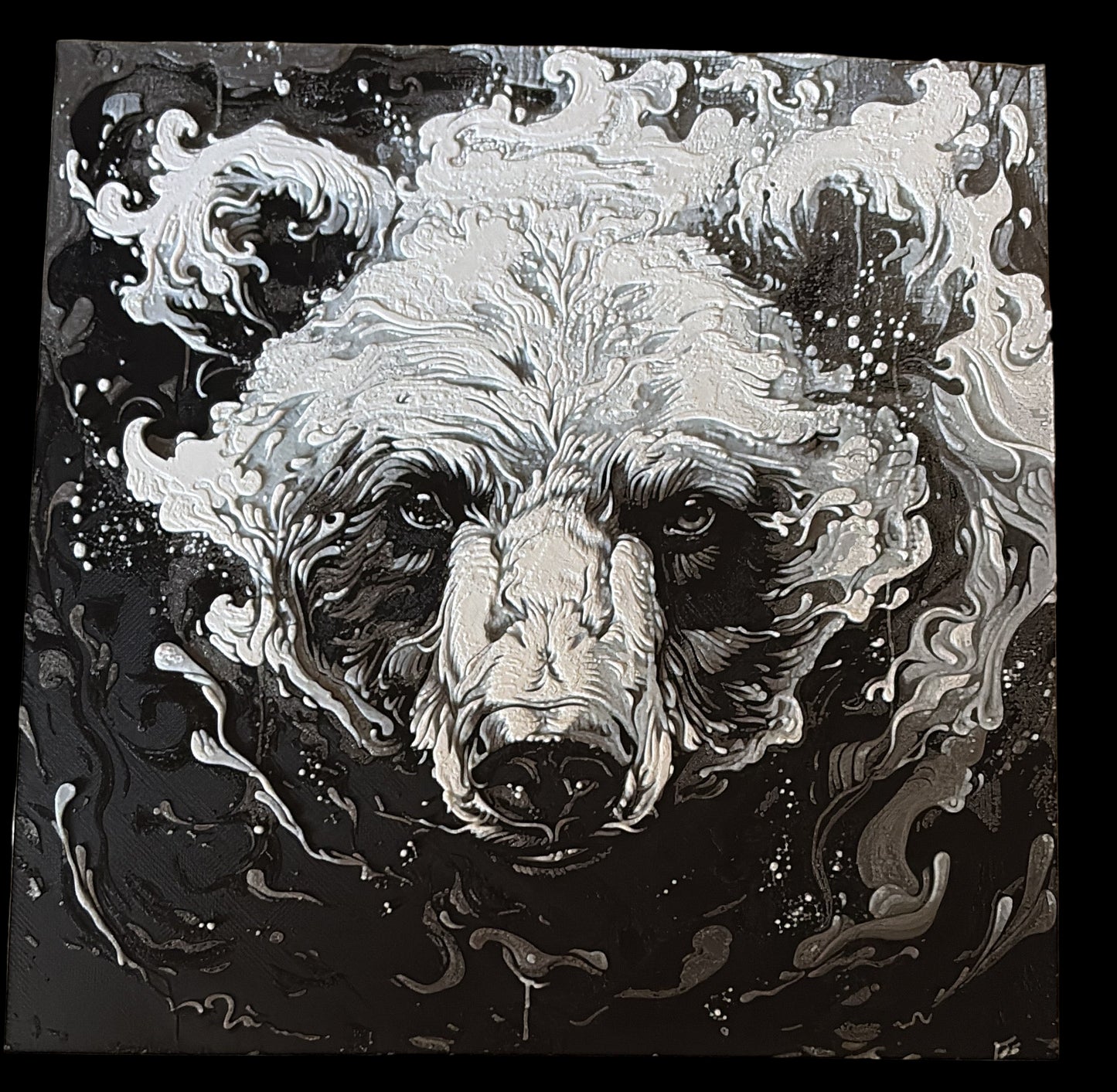 Lámina decorativa oso