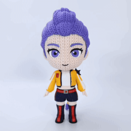 Figura guerrera crochet