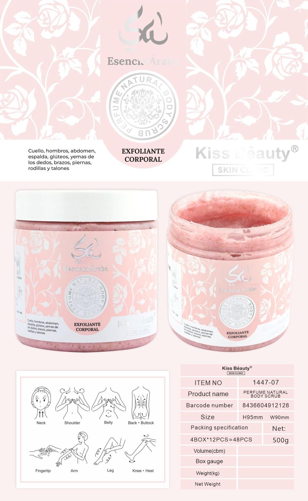 Exfoliante corporal Kiss Beauty