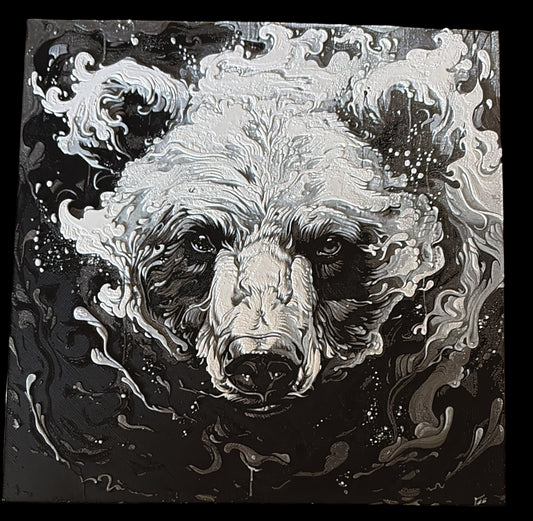 Lámina decorativa oso