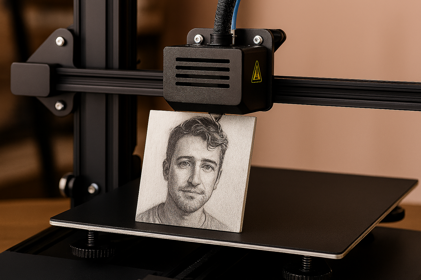 🖤 Láminas de retrato personalizadas 3D
