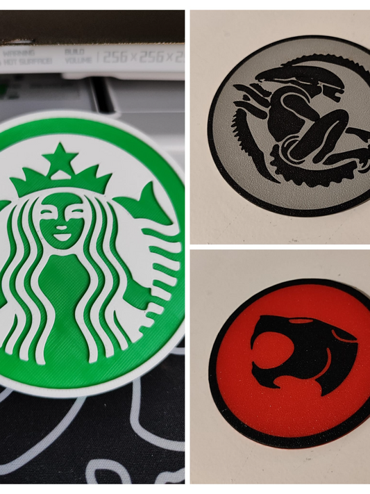 Posavasos personalizadoPosavasos Personalizado en Dos Colores